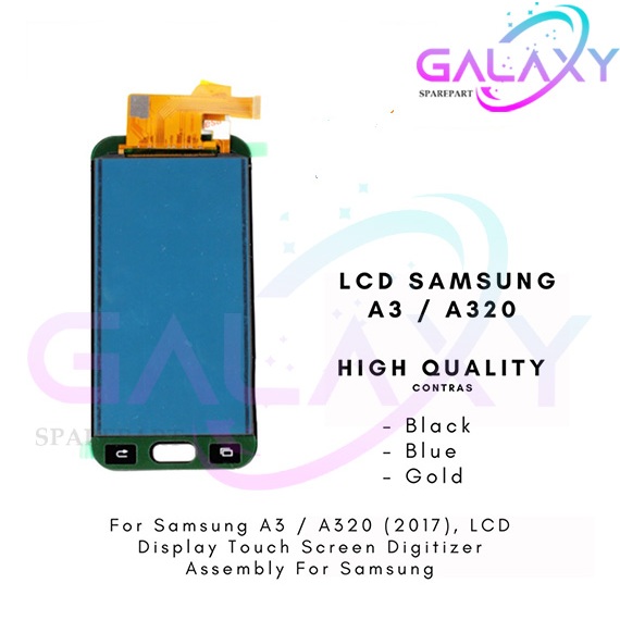 Grosir LCD Samsung A3 LCD Samsung A320 2017 100% Fullset Touchscreen Garansi 1 Bulan + Packing  Bubbel