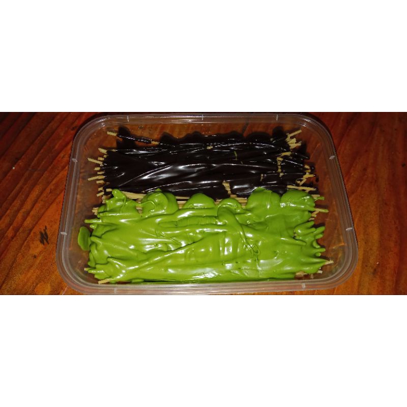 

Mie lidi & mie gepeng varian manis greentea mix coklat