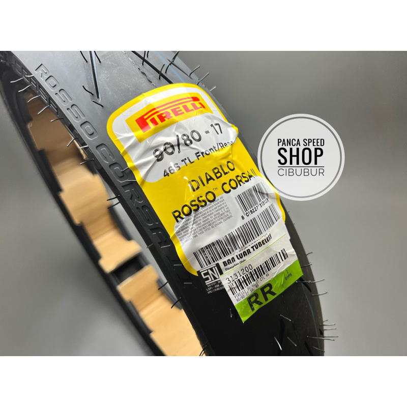 BAN PIRELLI DIABLO ROSSO CORSA 2 90 / 80 RING 17 PIRELLI CORSA II SOFT COMPOUND