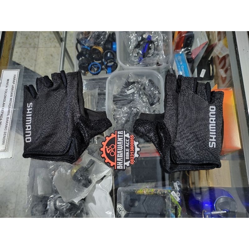 SARUNG TANGAN SEPEDA SHIMANO HITAM