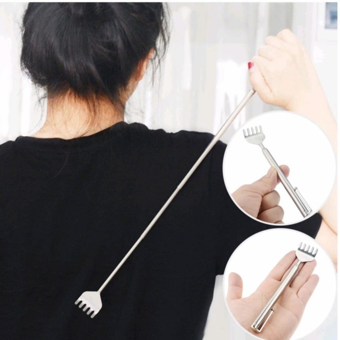 Alat Penggaruk Punggung Stainless Adjustable Garukan Punggung