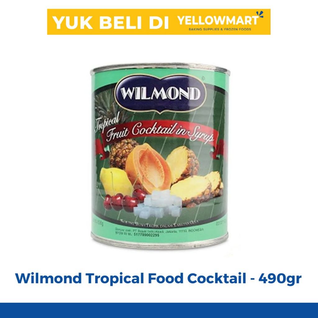 

WILMOND TROPICAL FRUIT COCKTAIL IN SYRUP 490GR - BUAH-BUAHAN KALENG BUAH TROPIK
