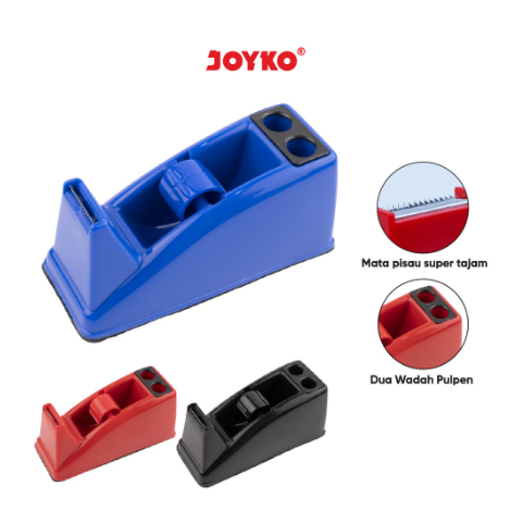 

Dispenser Isolasi / Tape Cutter Tape Dispenser Pemotong Pita Perekat Joyko TD-102
