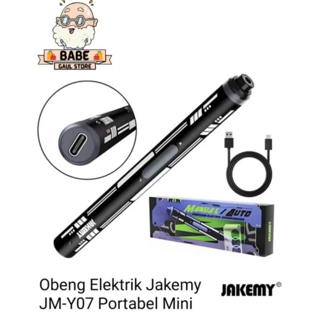 OBENG ELECTRIC JAKEMY JM-Y07 PORTABLE MINI WIRALESS MAGNETIC ELEKTRIK