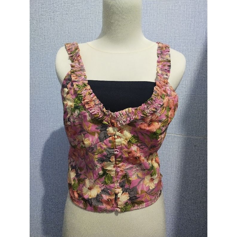 ZARA ORIGINAL - Atasan bunga