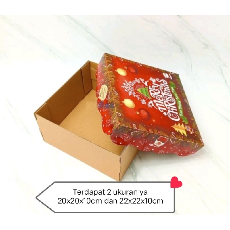 

Eflute Box Natal 20x20 x10cm box Natal 22x22 x10cm Box natal Bolu Box Natal brownies box natal lapis legit box natal 4 toples kotak 250-350gr box natal pudding box natal bolu chiffon box natal lucu christmas box tebal box hamper natal kotak natal