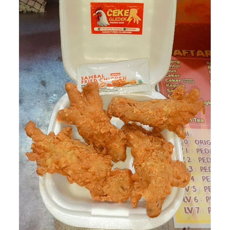 ceker tanpa tulang crispy