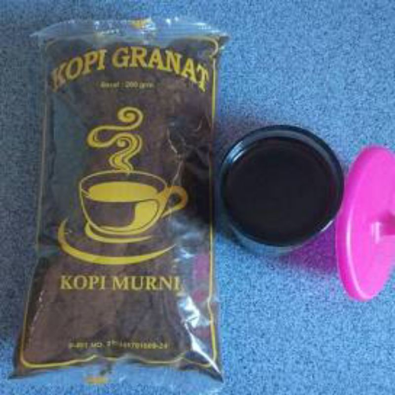 

kopi granat asli (kopi lelet)/kopi mantap/kopi sarang/kopi lasem