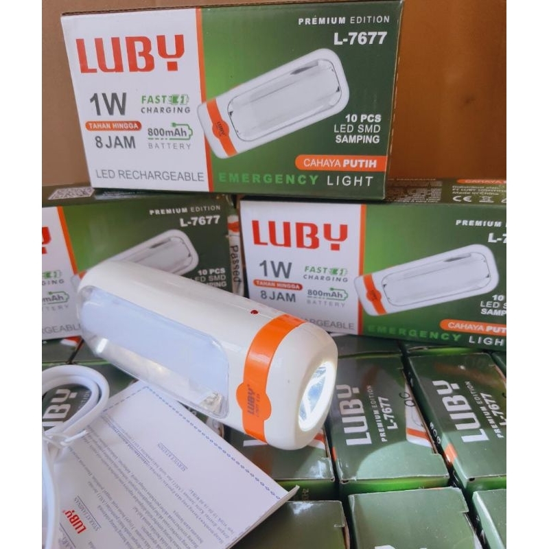 SENTER + LAMPU EMERGENCY LUBY