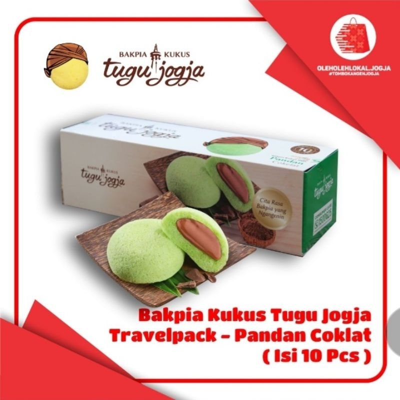 

Bakpia Kukus Tugu Jogja Pandan Cokelat