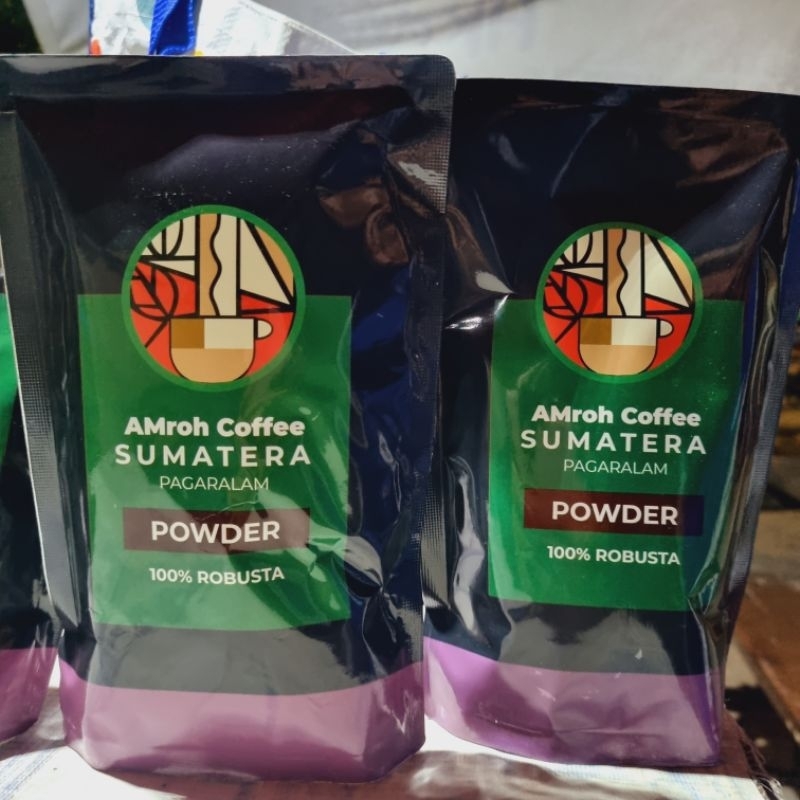 

Kopi Bubuk Pagaralam Sumatera Selatan AMroh Coffee
