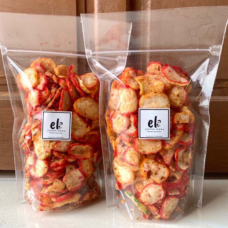 

KERUPUK SEBLAK BANTET PEDAS KENCUR 100GR