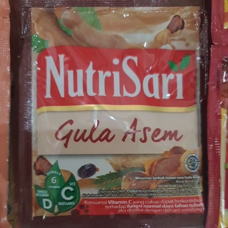 

Nutrisari Gula Asem 1renceng (10pcs)