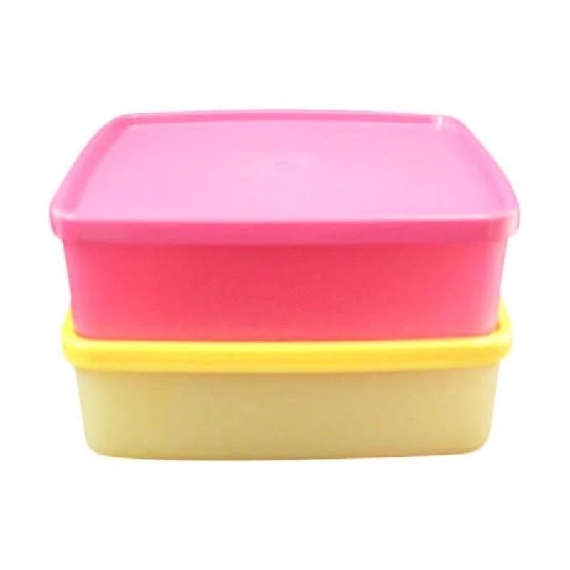 Kimsinar - Tupperware Large Square Away/ Kotak Makan Tanpa Sekat 660ml 1 pcs