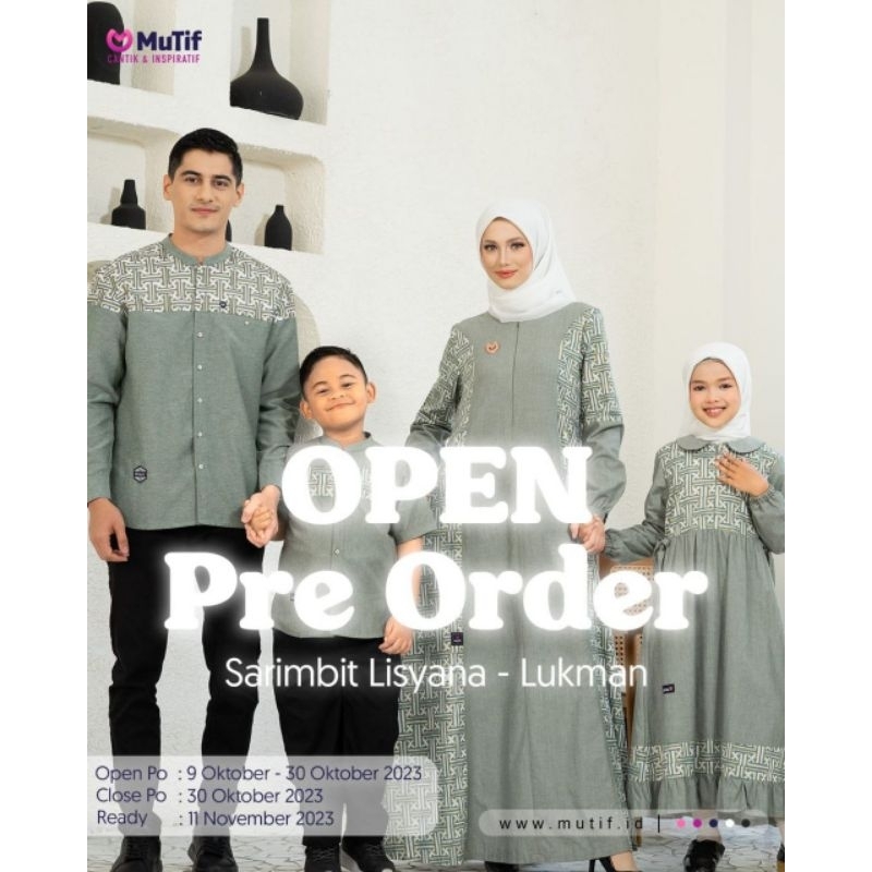 Baju Sarimbit Keluarga Sarimbit Putih Sarimbit Mutif Sarimbit Lisyana Lukman Dewasa Gamis Dewasa Gam