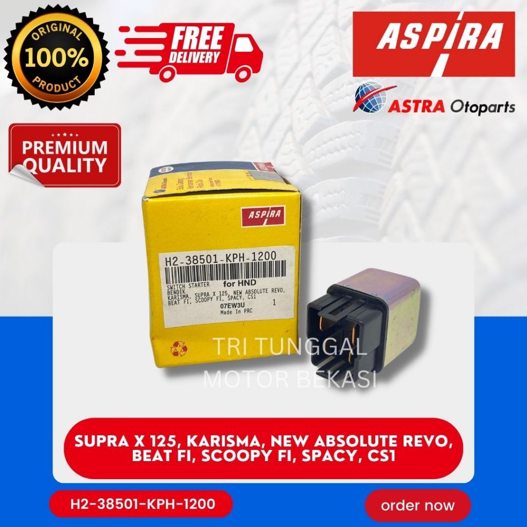 [READY COD] BENDIK STARTER ASPIRA / SWITCH STATER ASPIRA / SWIT STATER / OTOMATIS STATER SUPRA X 125