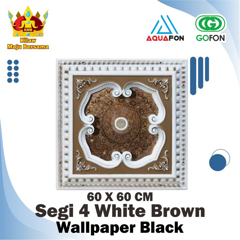 ORNAMEN LAMPU PLAFON PVC UK 6060 // ORNAMEN PLAFON