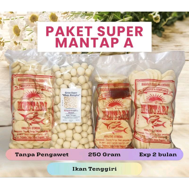 

Paket Super Mantap A ( Mini, Getas, Panggang, Kancing)