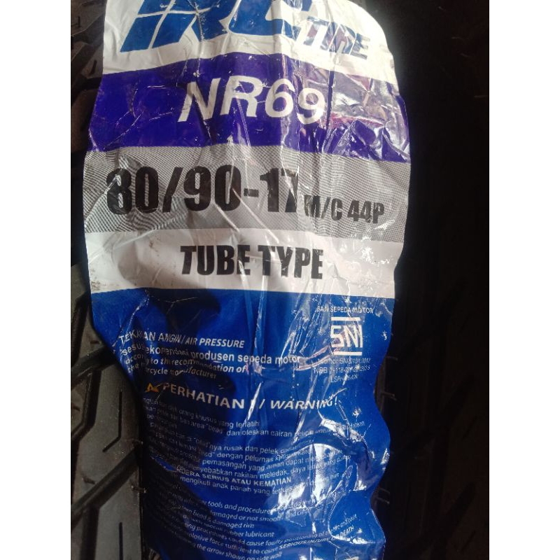 ban luar ori IRC 80/90-17 NR69 Tubetype