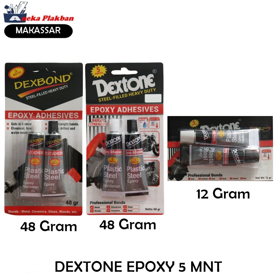 

[PCS] DEXTONE EPOXY 15 MENIT 12GR 48GR LEM SERBA GUNA