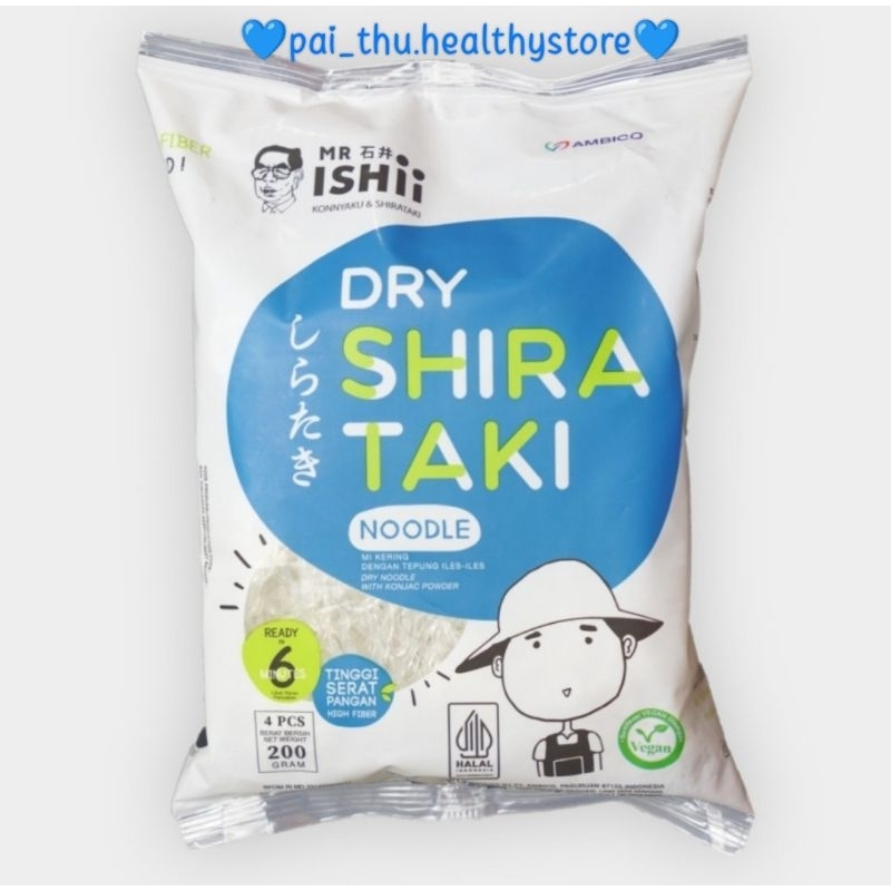 

Dry Shirataki Noodle/Mie kering Shirataki/mie diet keto ketogenic low carbo @200gram