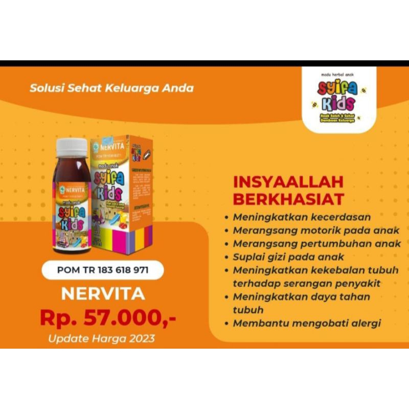 

vitamin anak Syifa Kids nervita 100ml