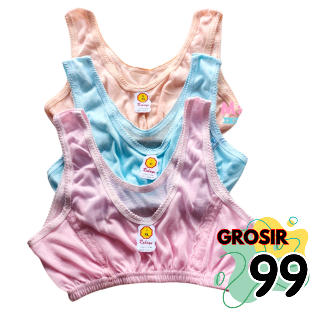LUSINAN Miniset Anak Renda Remaja Murah Bh Bra Anak Cewek Tanpa Busa