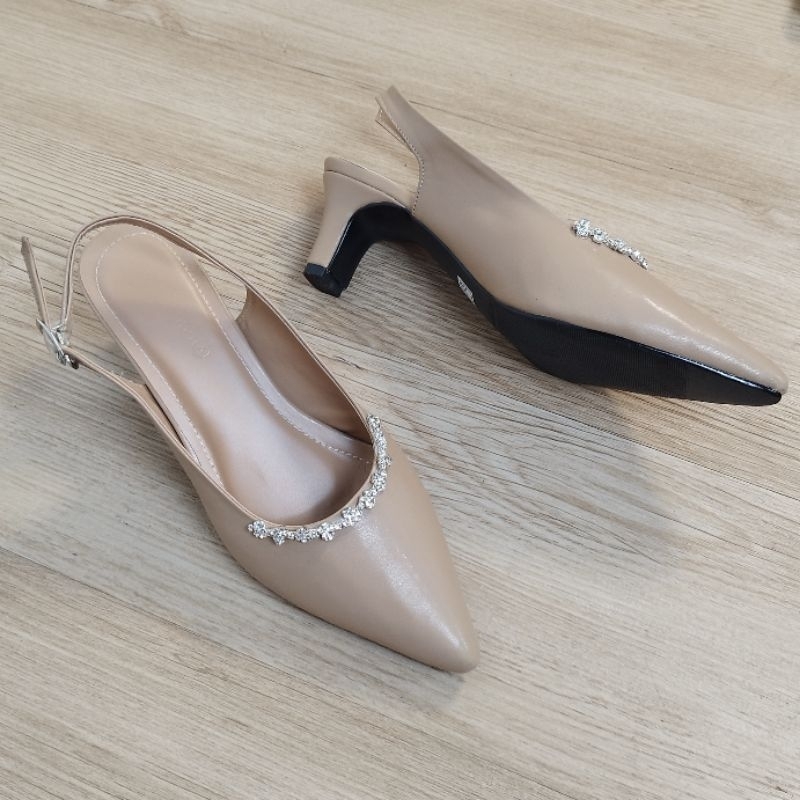 New Deals D.Hen Sepatu Tali Wanita Vania 5Cm Kulit Sintetis