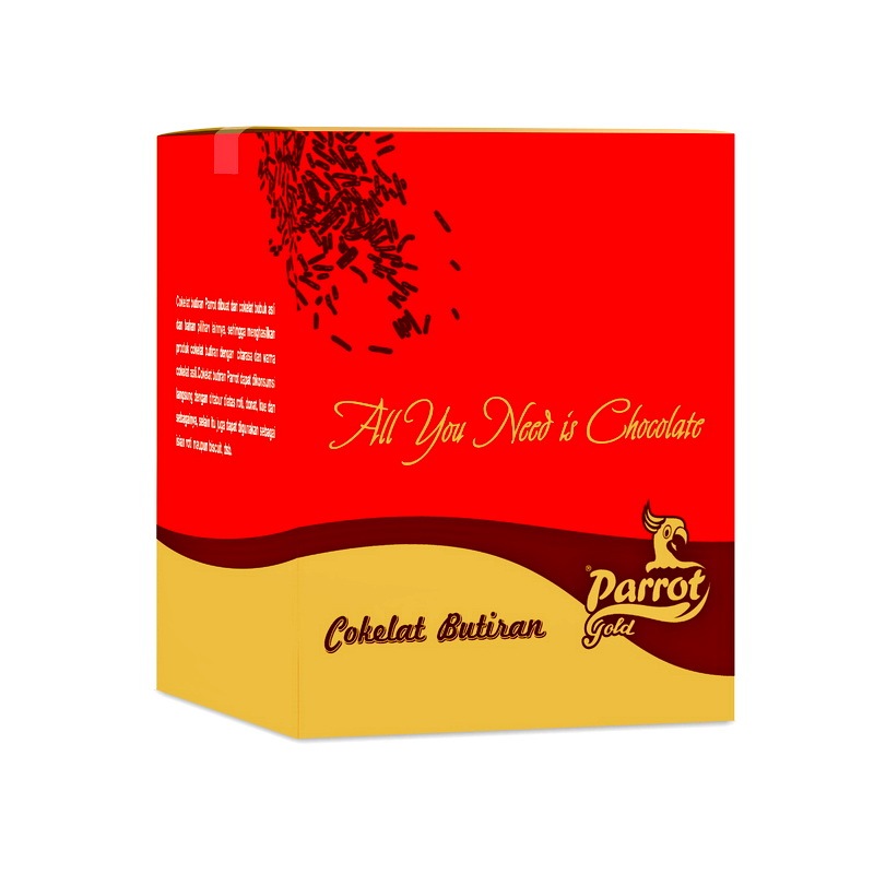 

Meses Meises Cokelat Premium Butir Parrot Gold Repack 1Kg