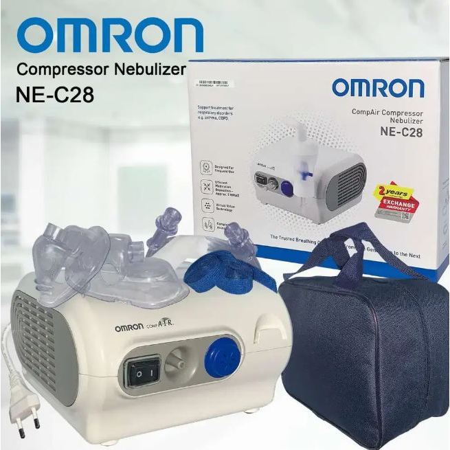 Nebulizer Omron NE-C28 /Alat Inhalasi / Nebulizer / Omron / Nebulizer Omron / Nebu Omron / Omron C28