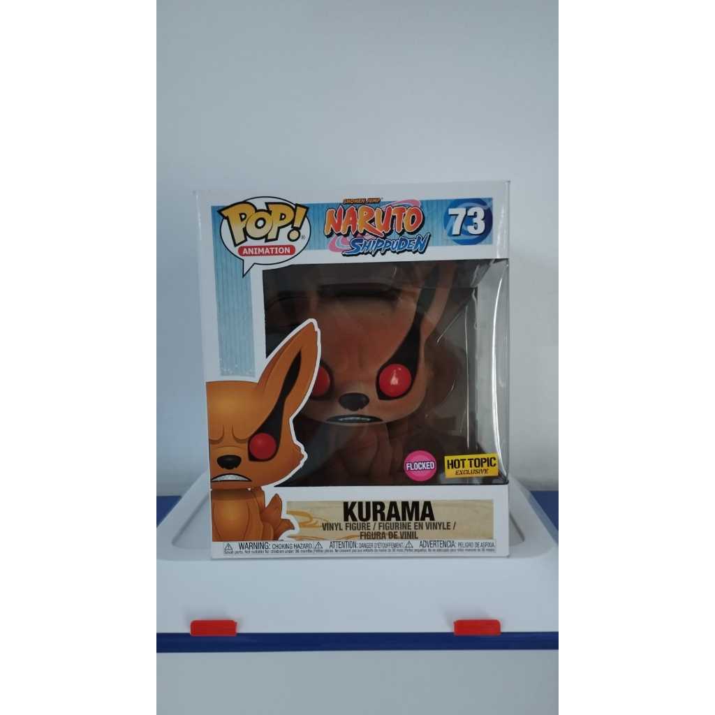 Funko Pop Animation Naruto Shippuden - Kurama 73 [ Flocked + Hot Topic ]