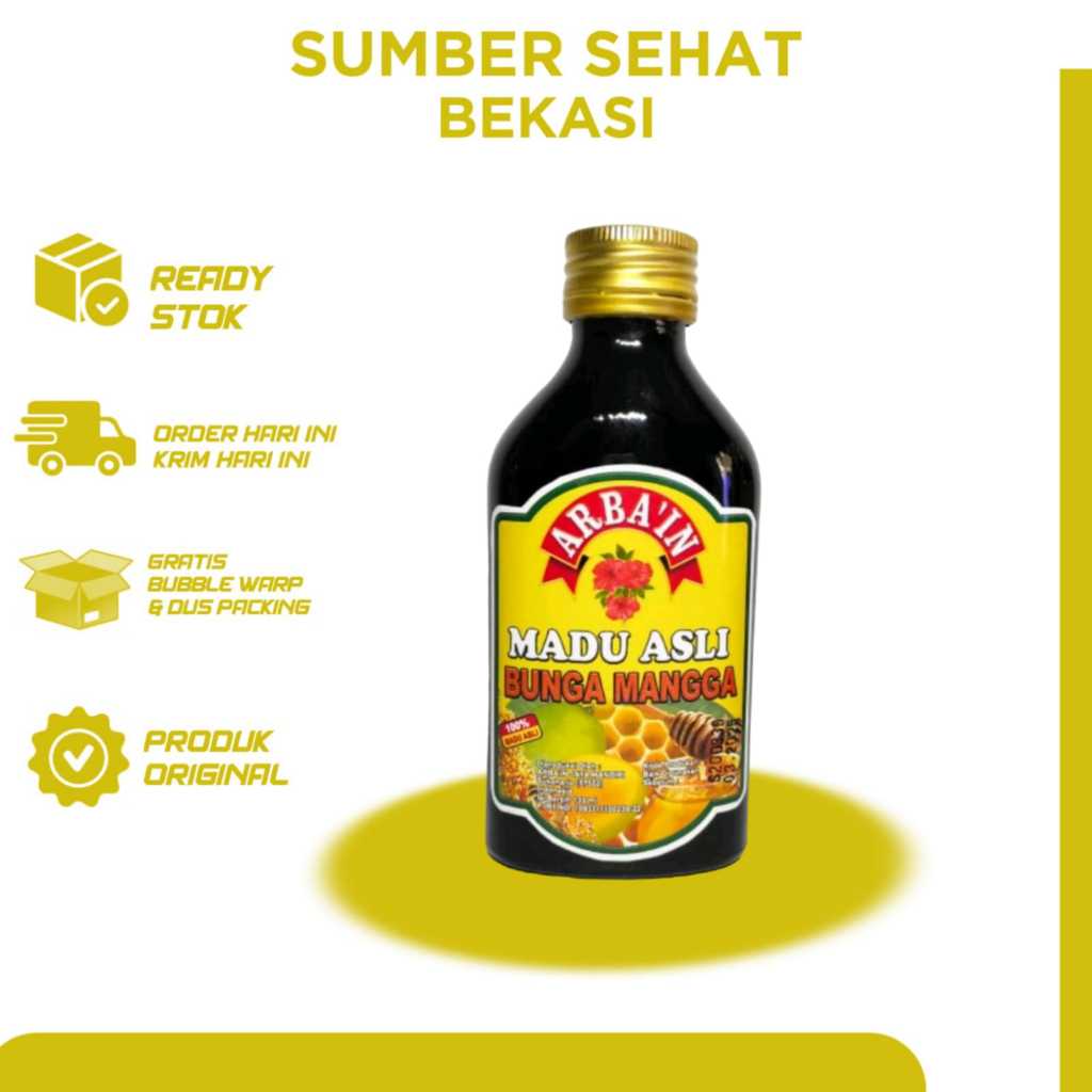 

Madu Asli Bunga Mangga Arba'in 135ml