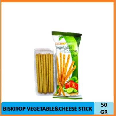 

BISKITOP VEGETABLE CHEESE STICK 50 gr