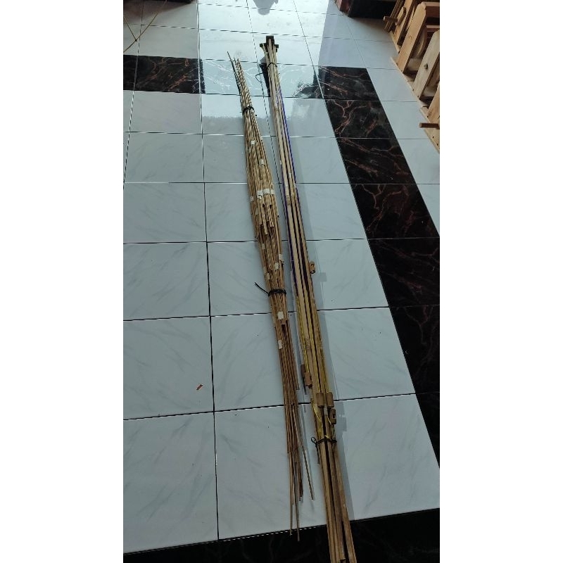 Kerangka pegon ceper sayap 1,5 meter belum dirakit || pembeli merakit sendiri || bonus sendaren supe