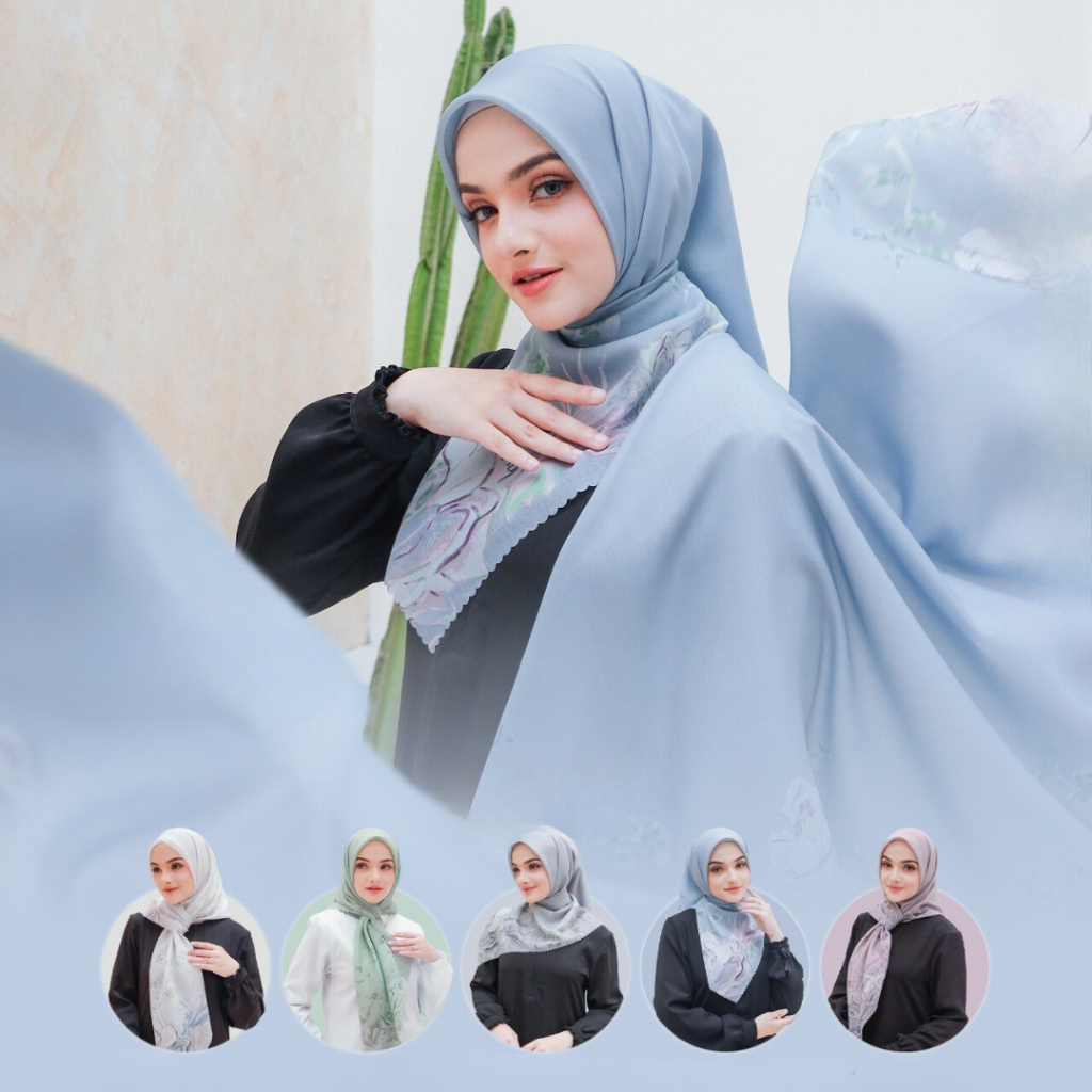 JILBAB BY ETHICA VOAL MOTIF VIONNA WARNA KEKINIAN BAHAN VOAL MVS