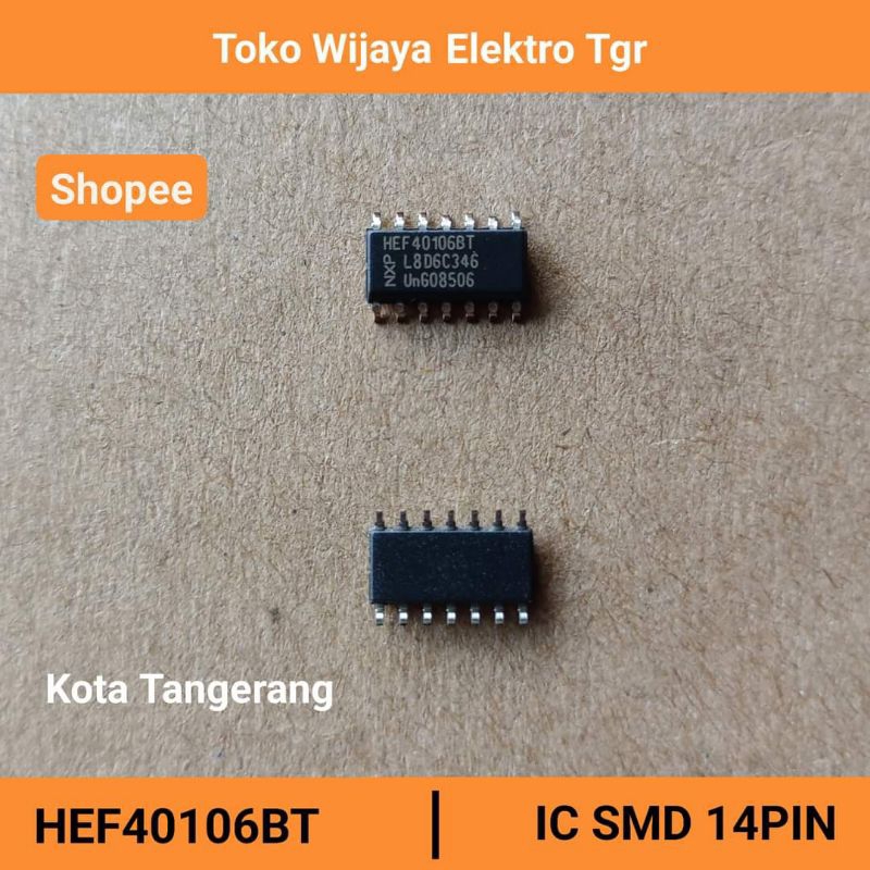 Mesin Las Sparepart | HEF40106BT IC Smd 14 Pin