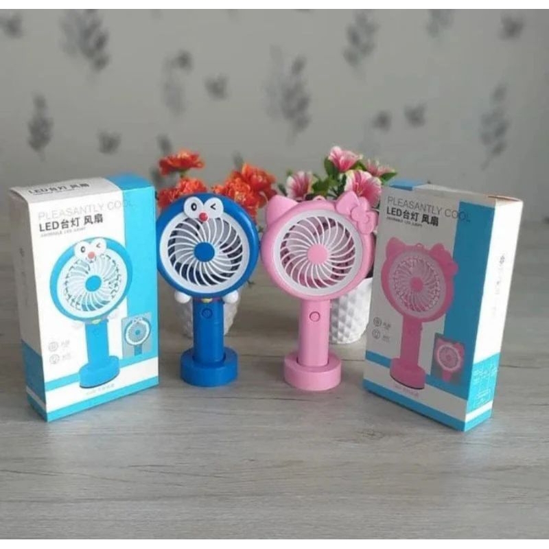 kipas angin genggam led portable
