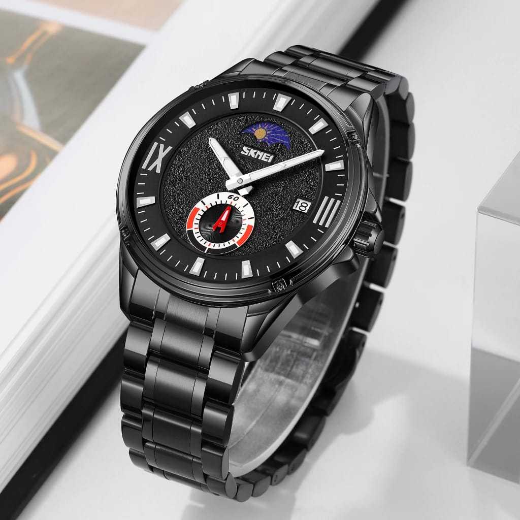 JAM TANGAN SKMEI 9326//JAM TANGAN PRIA STAINLESS STEEL//JAM TANGAN PRIA ORIGINAL/WATERRESISTENT