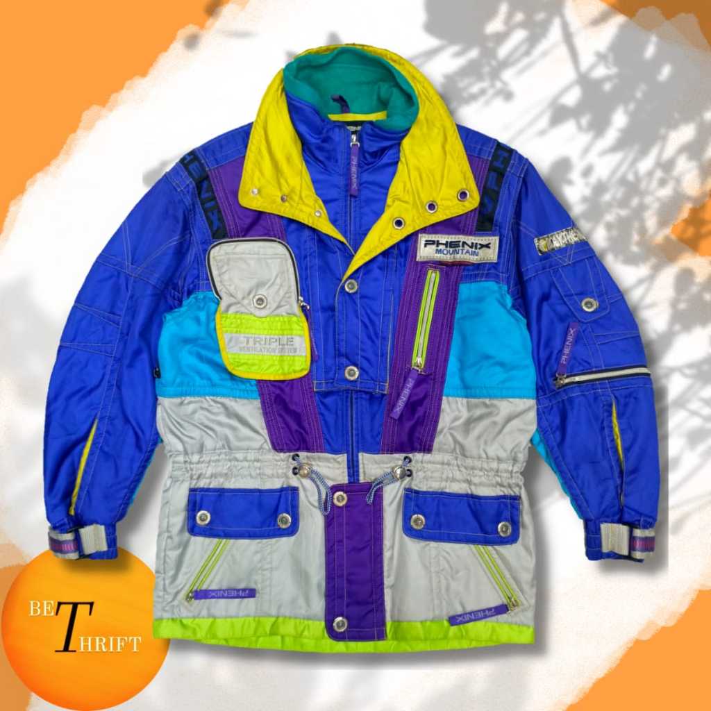 [COD] Preloved Branded pemakaian pribadi Snowboard colorblock Vintage Phenix