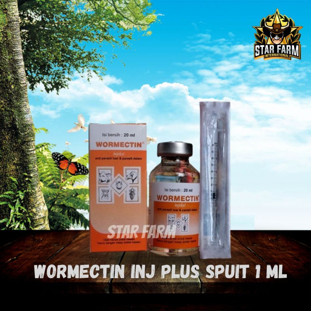 Wormectin 20 ml Plus Spuit 1ml - Star Farm