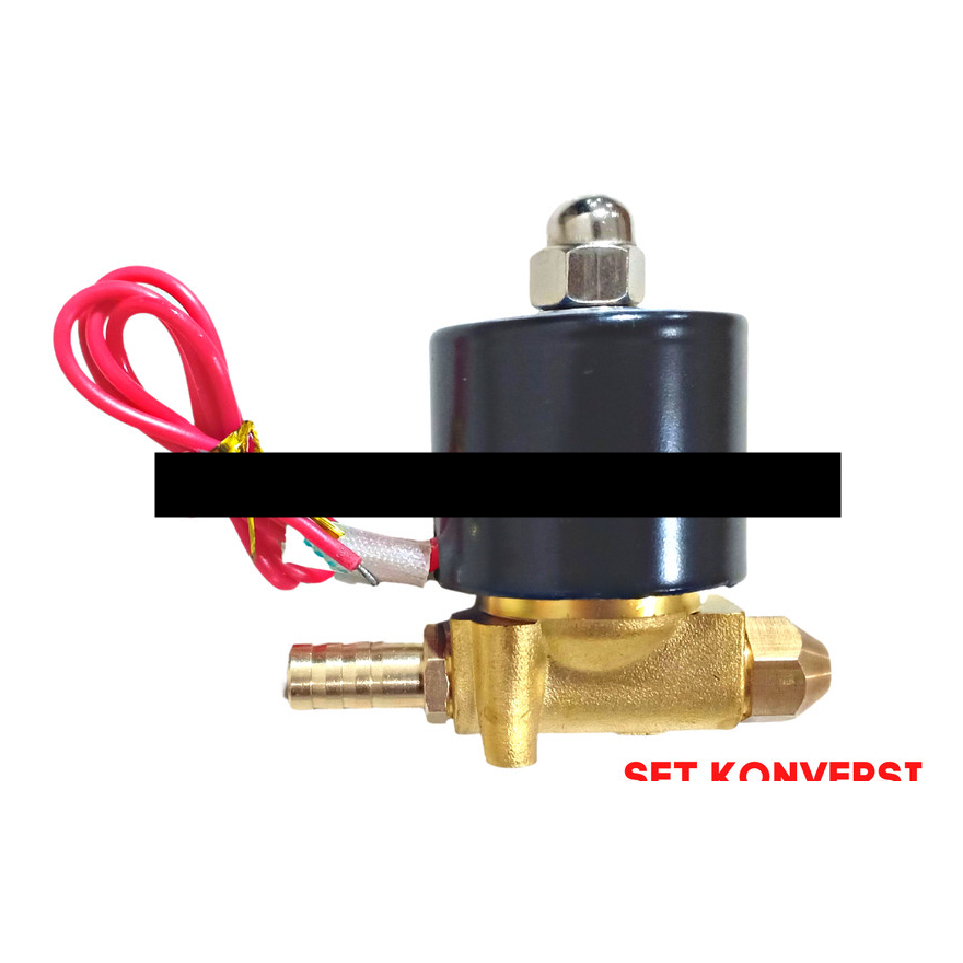 Set Solenoid Selenoid Valve TXPC 220V 1/4 Konversi Gas
