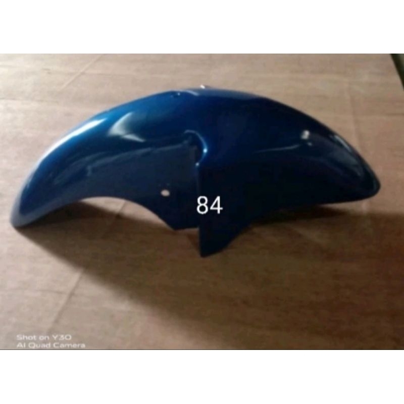 selebor sepakbor depan ninja r warna biru