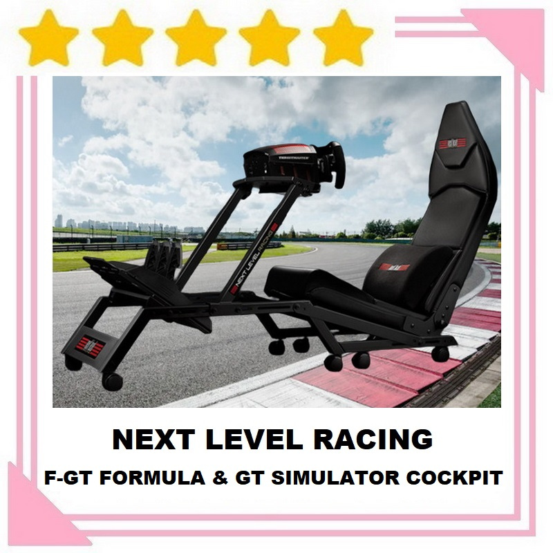 Next Level Racing F-GT Racing Cockpits Kursi Chair Simulator Sim Game Gaming Geming Gamers Gamer Bal