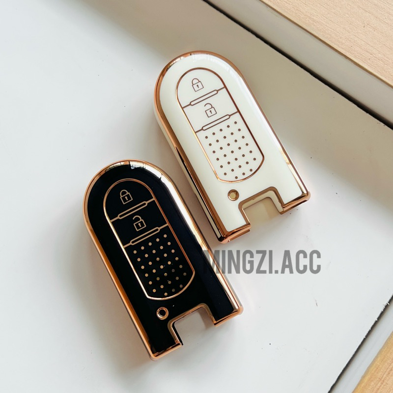 ALL NEW RUSH / TERIOS 2018 2019 2020 2022 CHASING KUNCI REMOTE PINTU MOBIL SOFT CASE KARET HITAM PUT