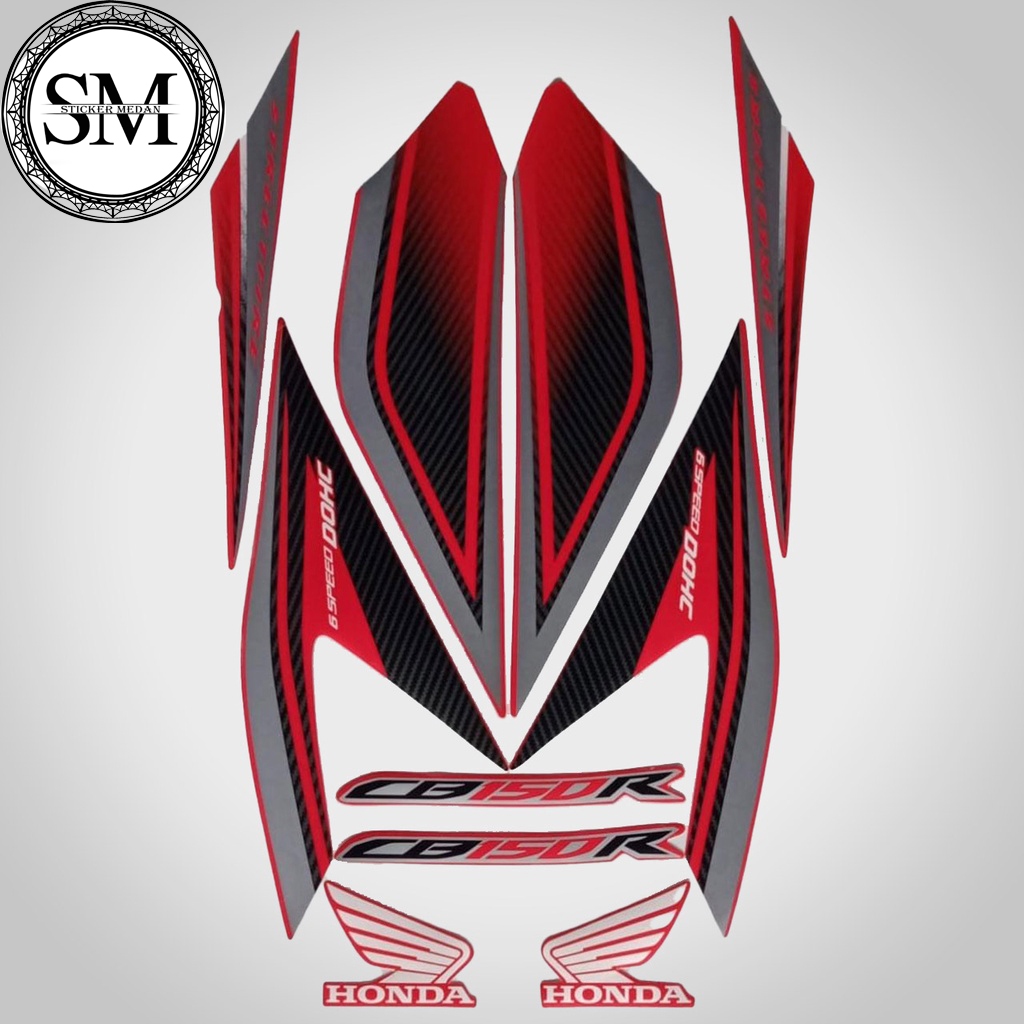 Stiker Striping Motor Honda CB 150R 2015 Lis Les Body Cb 150R 2015 Terbaik