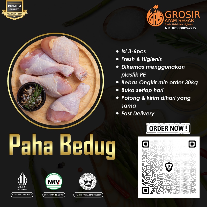 

Paha Ayam Bawah ( Drumstick ) 1kg
