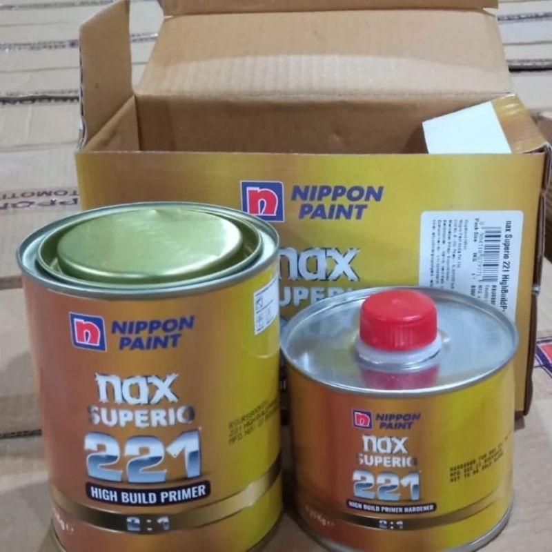 Epoxy Nax Superio 221 Gray Nippon Paint 1kg Set Hardener