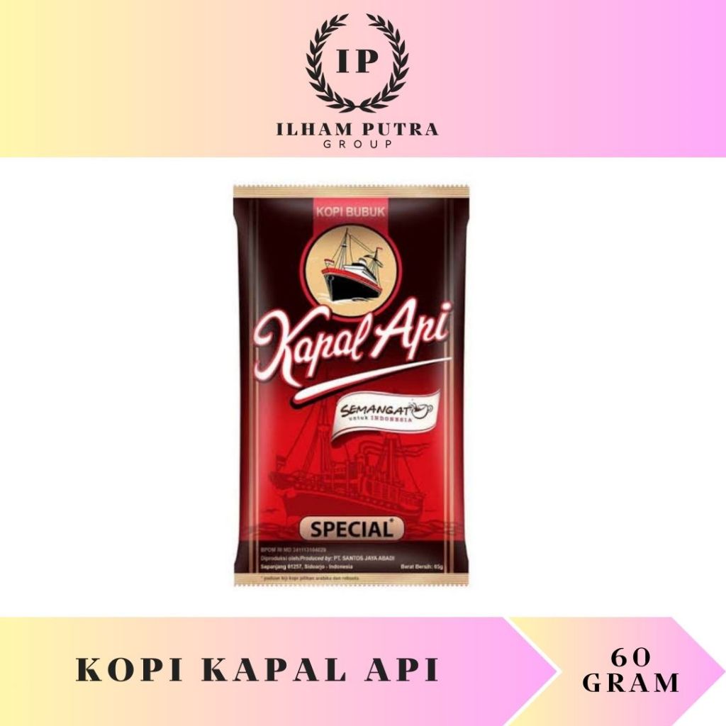 

kopi kapal api 60gr(1dus isi 50pcs)