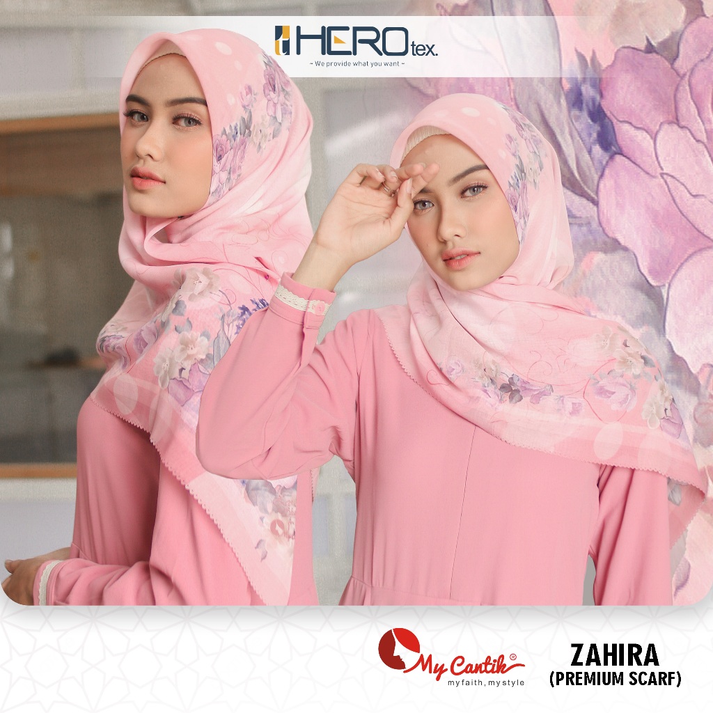 Hijab Segiempat Premium Zahira MyCantikScarves