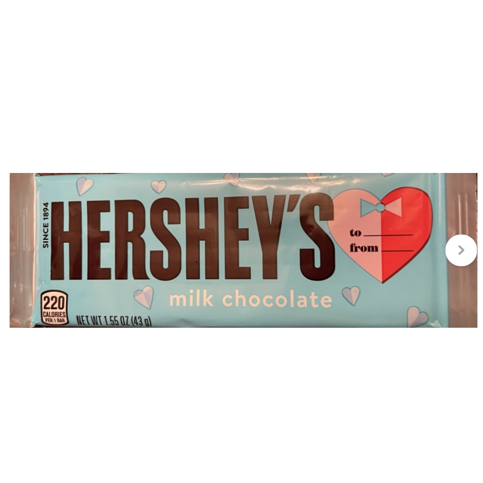 

Hersheys Milk Chocolate Valentine Exchange Blue